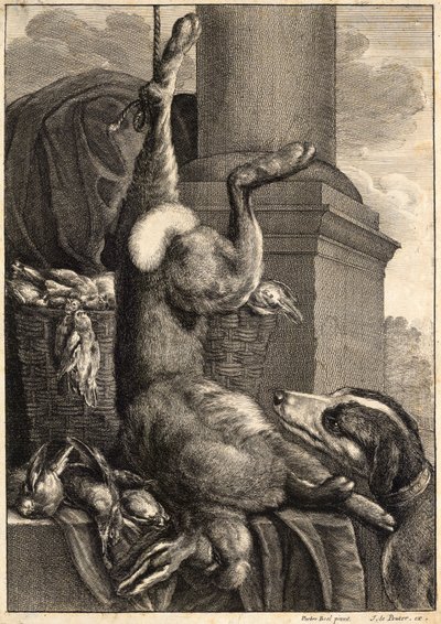 The Dead Hare (State 2) by Wenceslaus Hollar